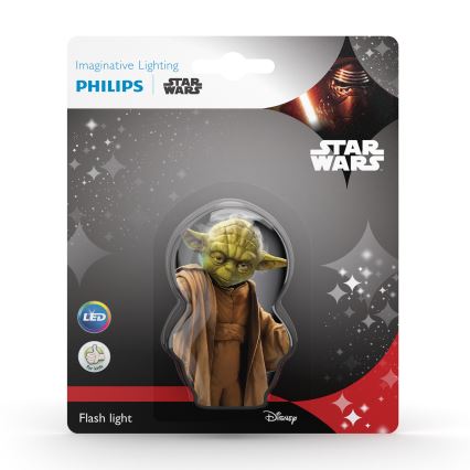 Philips 71767/99/16 - Lampka dziecięca STAR WARS YODA LED/0,3W