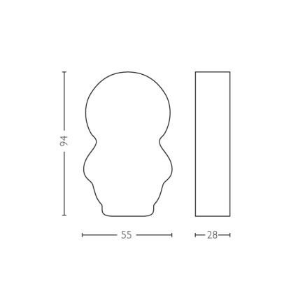 Philips 71767/99/16 - Lampka dziecięca STAR WARS YODA LED/0,3W