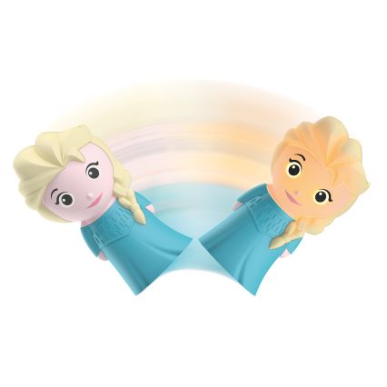 Philips 71768/03/16 - Lampka dla niemowląt DISNEY ELSA LED/2xAAA