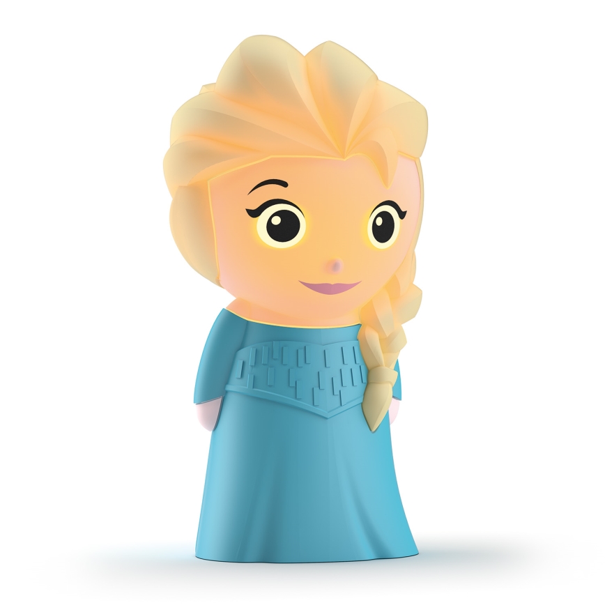Philips 71768/03/16 - Lampka dla niemowląt DISNEY ELSA LED/2xAAA