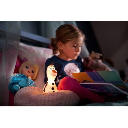 Philips 71768/08/16 - LED Lampka dziecięca DISNEY FROZEN 1xLED/0,3W/3V