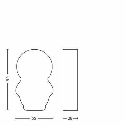 Philips 71768/40/16 - LED  Lampa dziecięca  DISNEY SPIDER-MAN 2xLED/0,2W/2xAAA