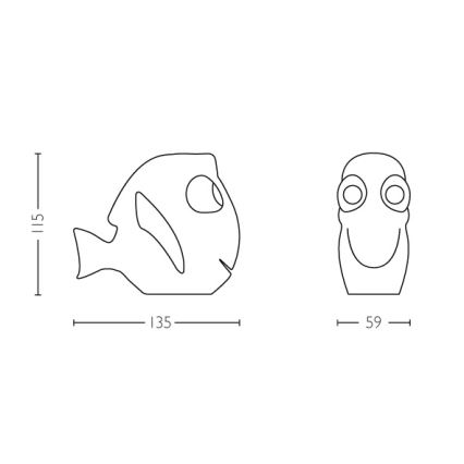 Lampka dla niemowląt LED/2xAAA