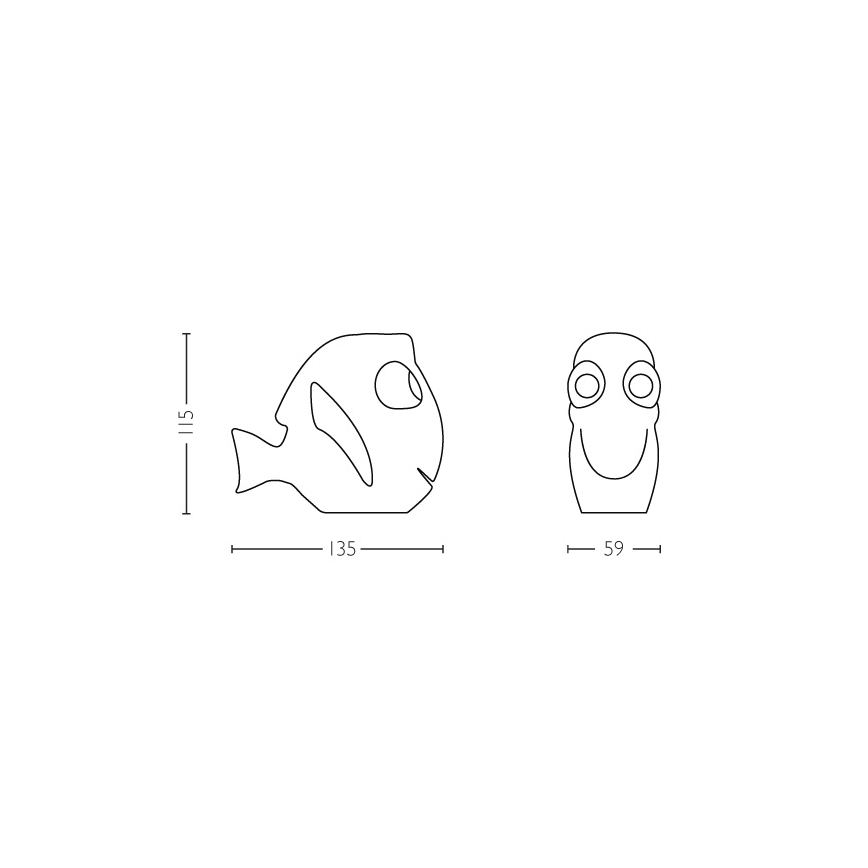 Lampka dla niemowląt LED/2xAAA