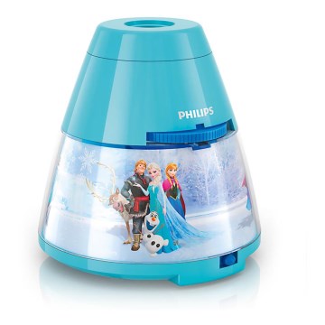 Philips 71769/08/16 - LED Projektor dziecięcy DISNEY FROZEN LED/0,1W/3xAA
