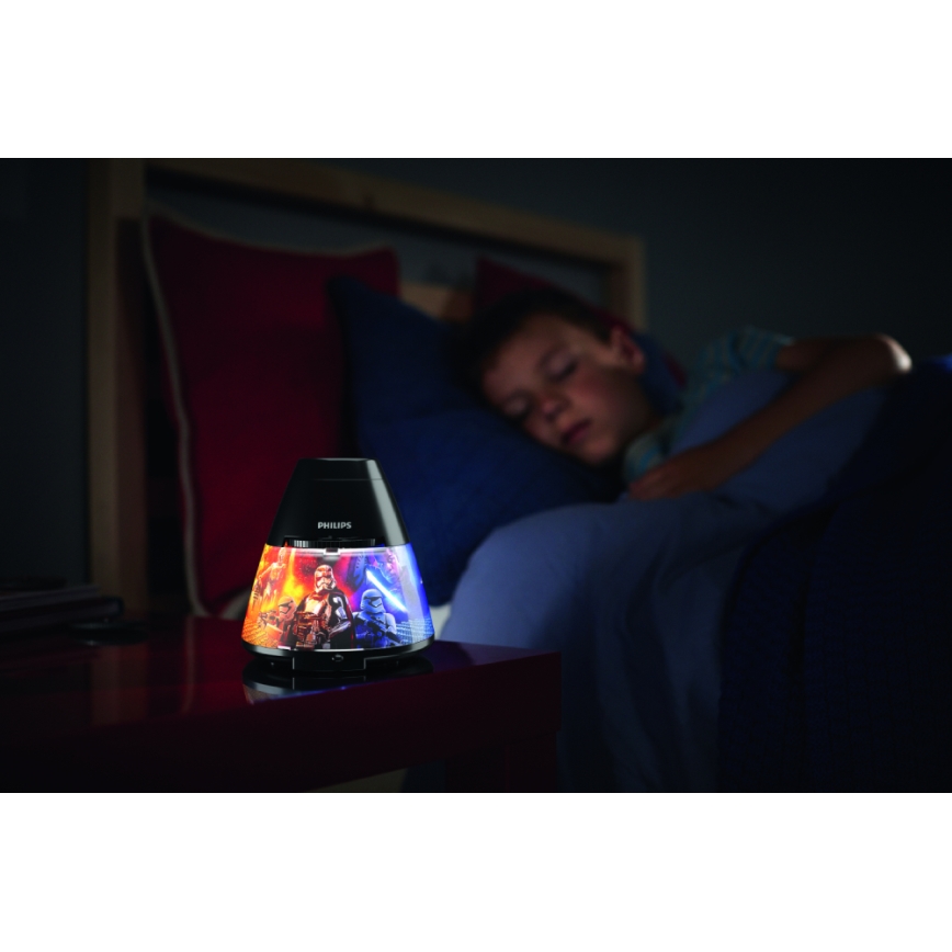 Philips 71769/30/P0 - LED Projektor dziecięcy DISNEY STAR WARS LED/0,1W/3xAA