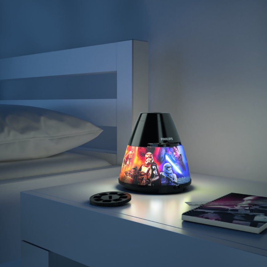 Philips 71769/30/P0 - LED Projektor dziecięcy DISNEY STAR WARS LED/0,1W/3xAA