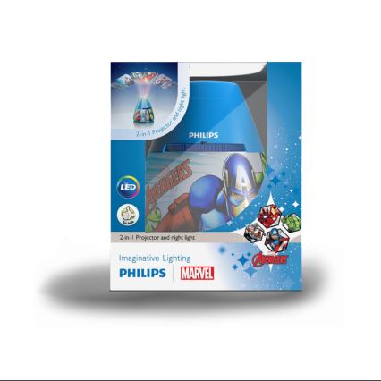 LED Lampa stołowa dziecięca i projektor 1xLED/0,1W/4,5V