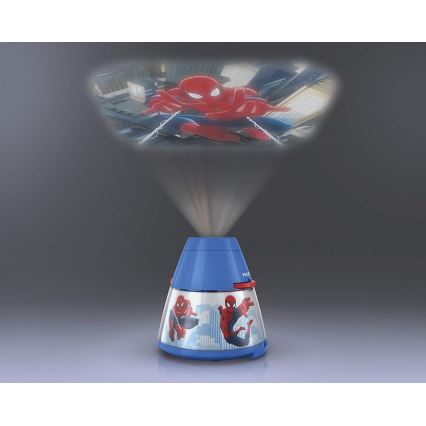 Philips 71769/40/16 - LED Projektor dziecięcy MARVEL SPIDER MAN LED/0,1W/3xAA