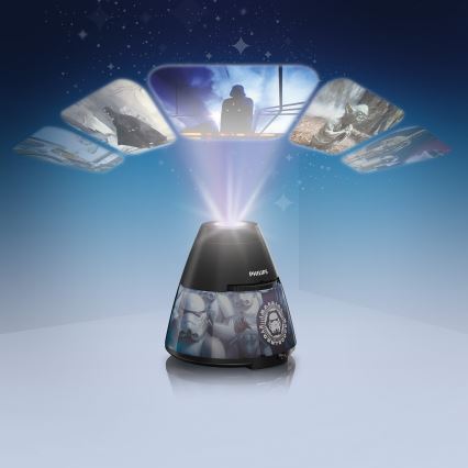Philips 71769/99/16 - Projektor dziecięcy STAR WARS LED/0,1W/3xAA