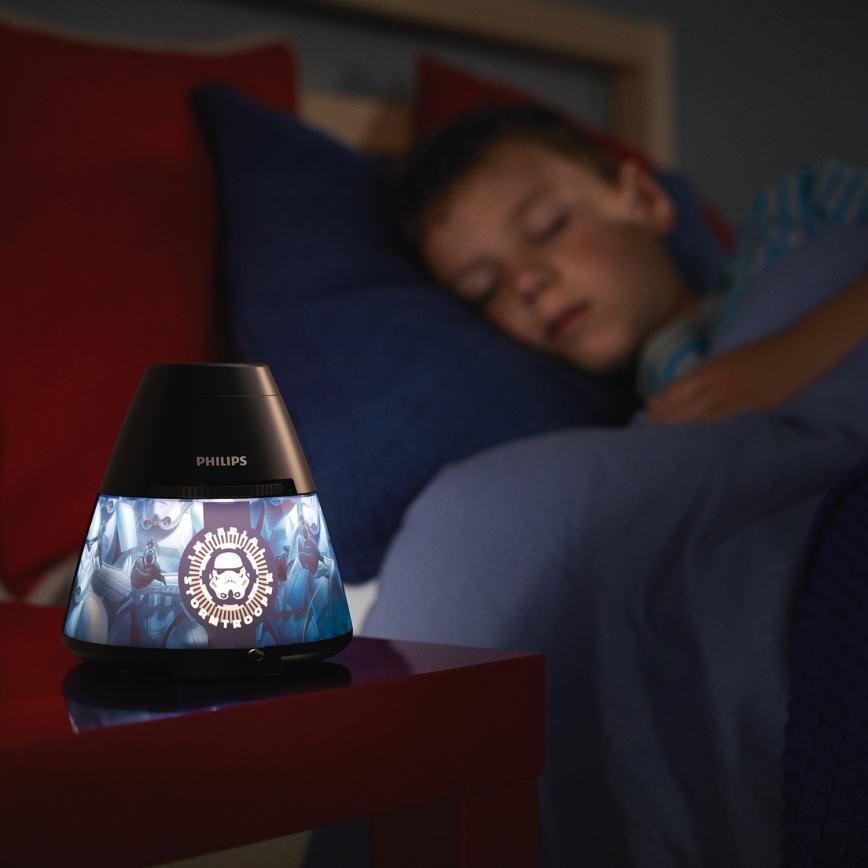 Philips 71769/99/16 - Projektor dziecięcy STAR WARS LED/0,1W/3xAA