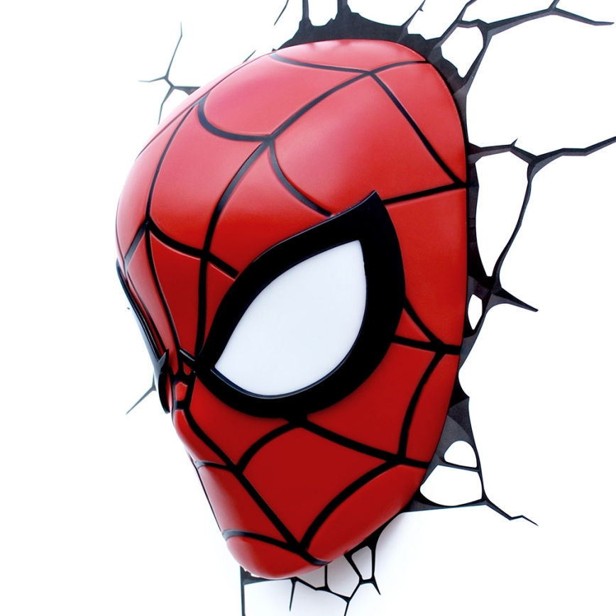 Philips 71786/40/16 -Lampa dziecięca 3D DISNEY SPIDER-MAN LED/3xAA