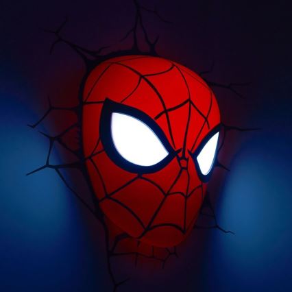 Philips 71786/40/16 -Lampa dziecięca 3D DISNEY SPIDER-MAN LED/3xAA