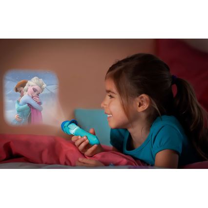 Philips 71788/08/16 - LED Dziecięca latarka i projektor DISNEY FROZEN LED/3xLR44