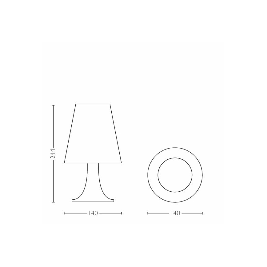 Philips - LED Dziecięca lampa stołowa 1xLED/2,3W/230V