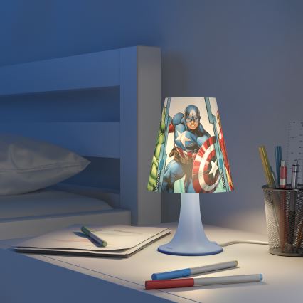 Philips 71795/36/16 - Lampa stołowa dla dzieci AVENGERS LED/2,3W/230V