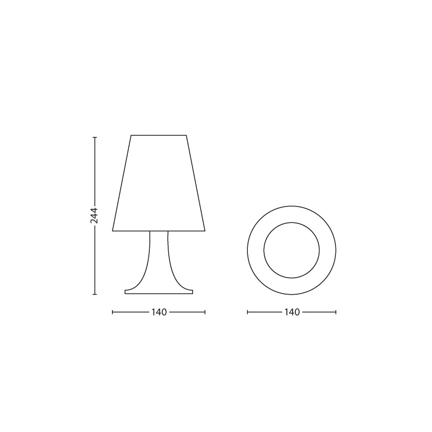 Philips 71795/36/16 - Lampa stołowa dla dzieci AVENGERS LED/2,3W/230V