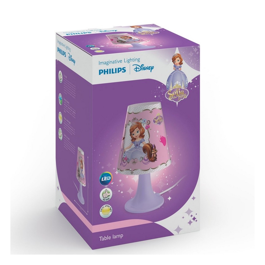 Philips 71795/96/16 - LED Lampa dziecięca DISNEY SOFIA 1xLED/2,3W/230V