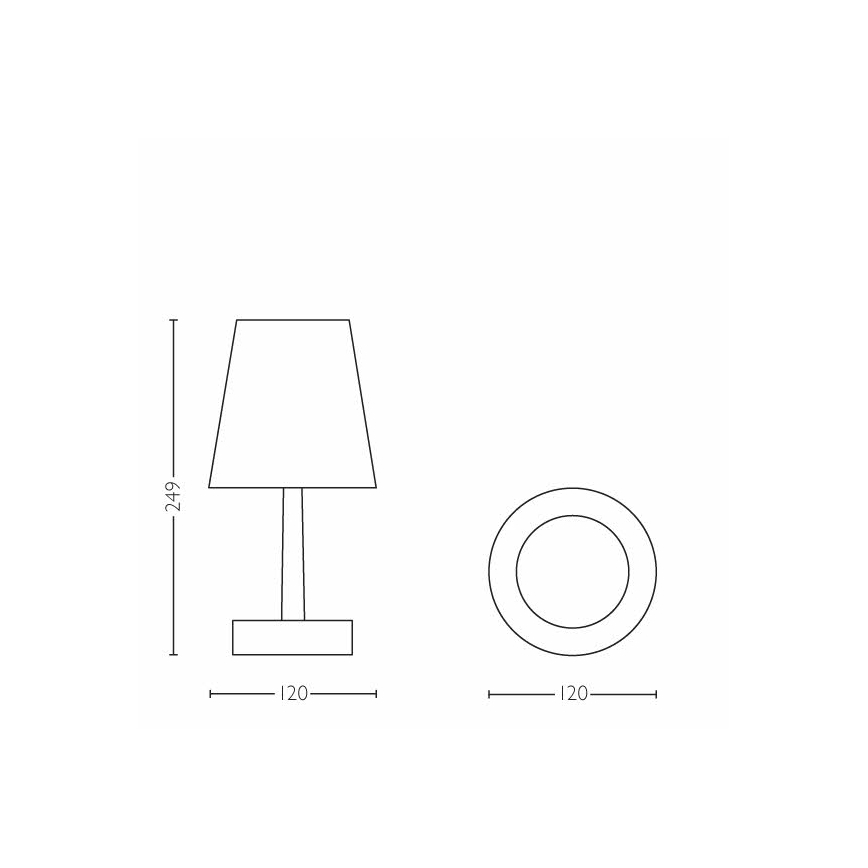 LED Lampa dziecięca LED/0,6W/3xAA