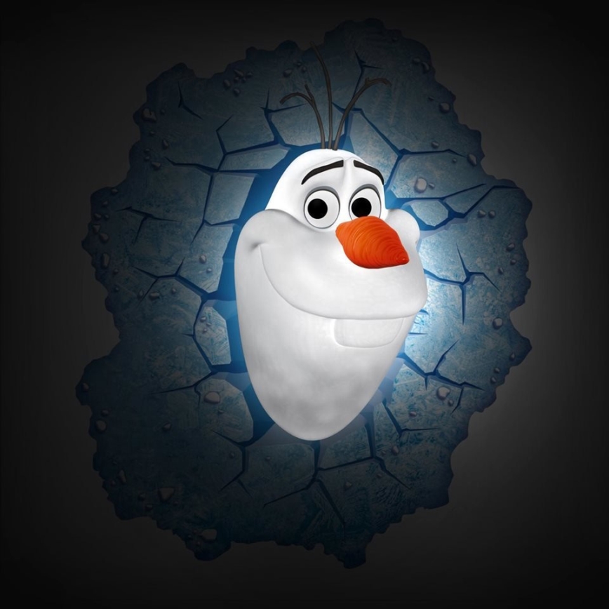 Philips 71801/08/16 - Lampa dziecięca 3D DISNEY FROZEN OLAF LED/3xAA