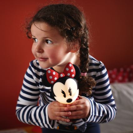 Philips 71883/57/P0 -LED Lampka dziecięca DISNEY MINNIE MOUSE LED/0,1W/USB