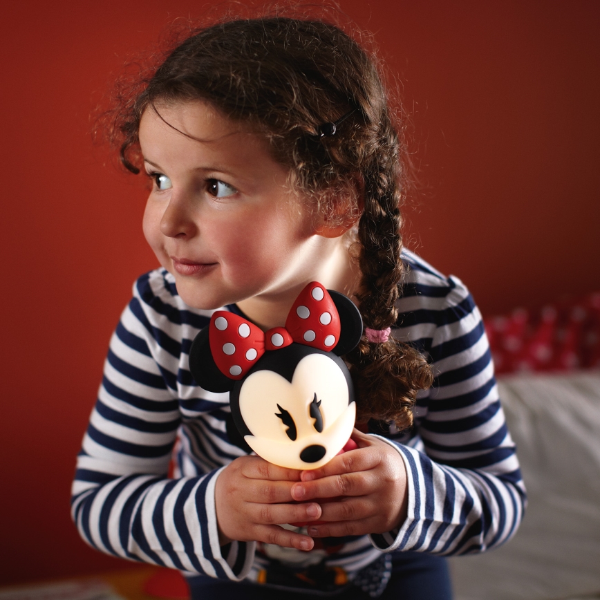 Philips 71883/57/P0 - Lampka dziecięca DISNEY MINNIE MOUSE LED/0,1W/USB