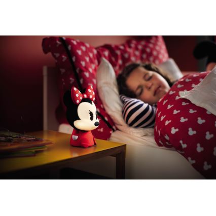 Philips 71883/57/P0 -LED Lampka dziecięca DISNEY MINNIE MOUSE LED/0,1W/USB