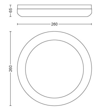 Philips - LED Kinkiet dziecięcy 4xLED/2,5W/230V