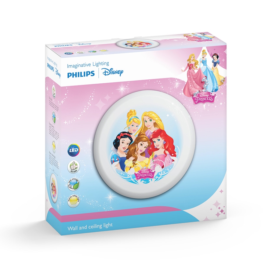 Philips 71884/28/P0 - LED Kinkiet dziecięcy DISNEY PRINCESS 4xLED/2,5W/230V