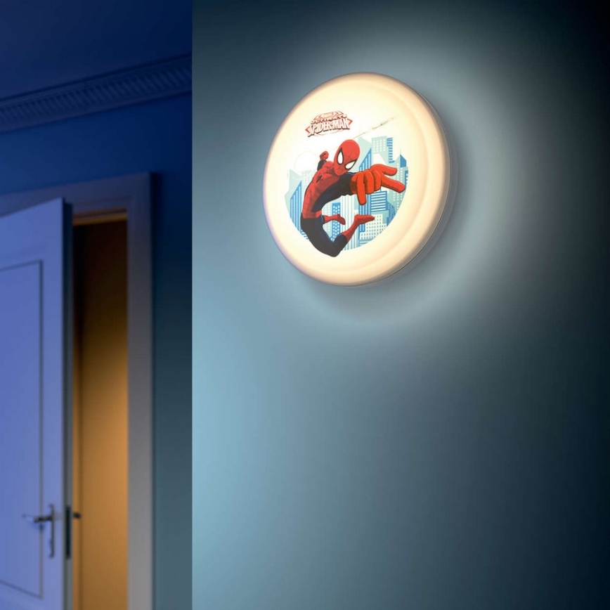 Philips 71884/40/P0 - LED Kinkiet dziecięcy SPIDER-MAN LED/10W/230V