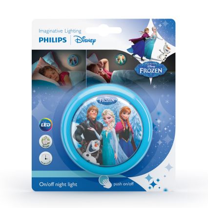 Philips 71924/08/16 - Dotykowa lampa dziecięca DISNEY FROZEN LED/0,3W/2xAAA