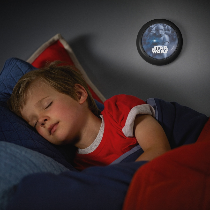 Philips 71924/30/P0 - Dotykowa lampka dziecięca STAR WARS LED/0,3W/2xAAA