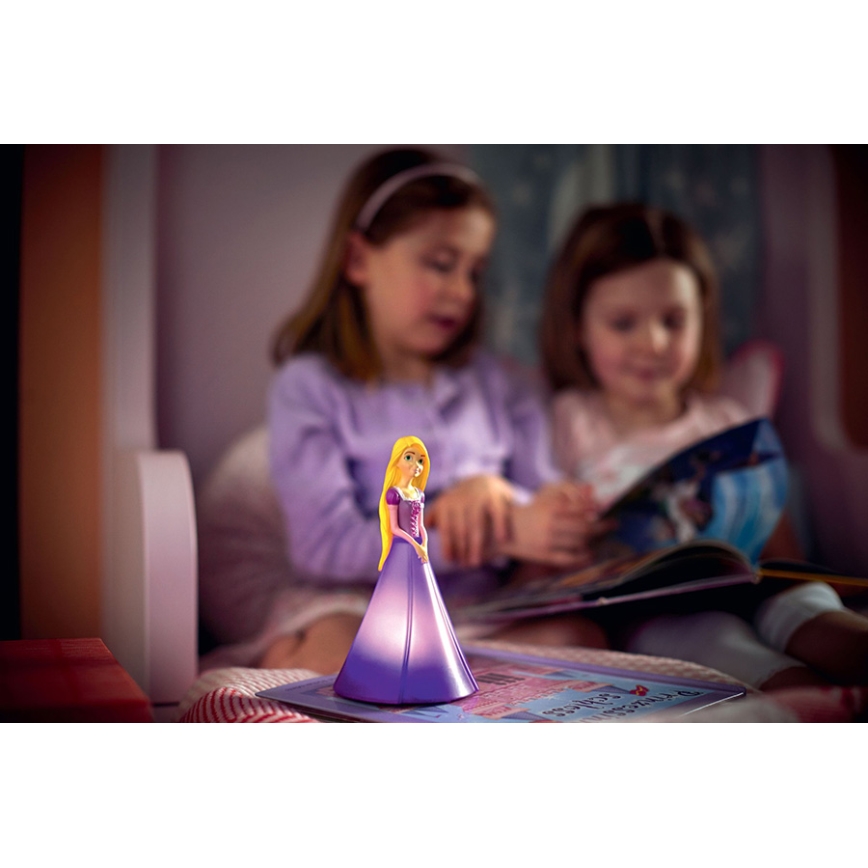 Philips 71944/20/P0 - LED Lampa dziecięca PRINCESS RAPUNZEL 2xLED/0,2W/3V