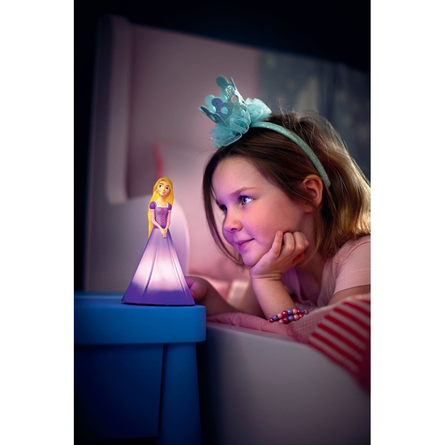 Philips 71944/20/P0 - LED Lampa dziecięca PRINCESS RAPUNZEL 2xLED/0,2W/3V