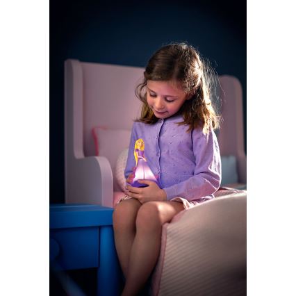 Philips 71944/20/P0 - LED Lampa dziecięca PRINCESS RAPUNZEL 2xLED/0,2W/3V