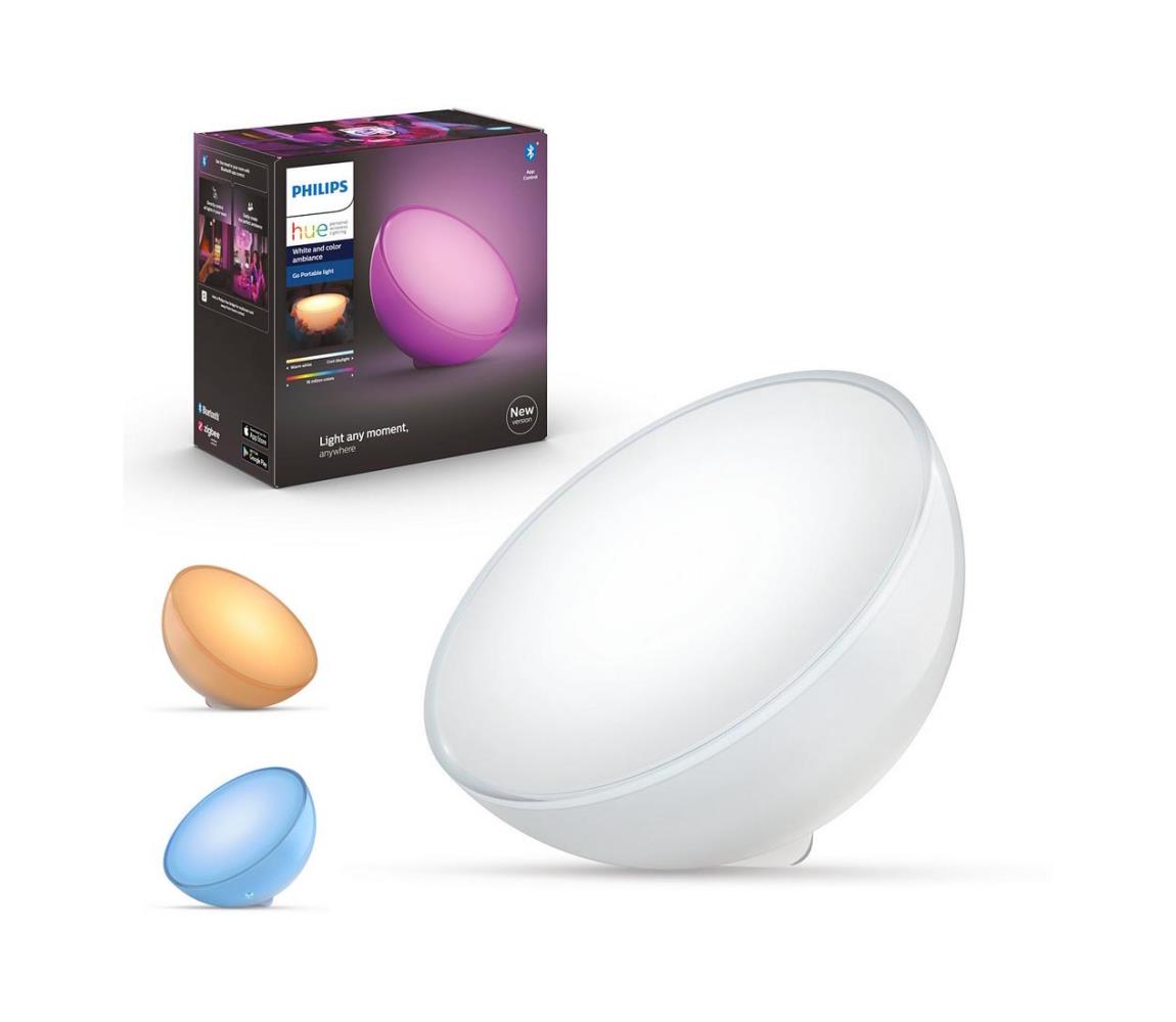 Philips 76020/31/P7 - LED RGB Ściemnialna lampa stołowa Hue GO 1xLED/6W/230V