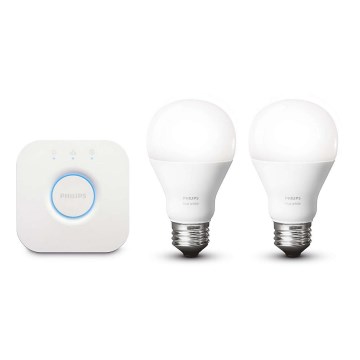 Philips 8718696449554 - Podstawowy set HUE STARTER KIT 2xE27/9,5W + urządzenie do łączenia Philips 8718696449554 - Podstawowy set HUE STARTER KIT 2xE27/9,5W + urządzenie do łączenia