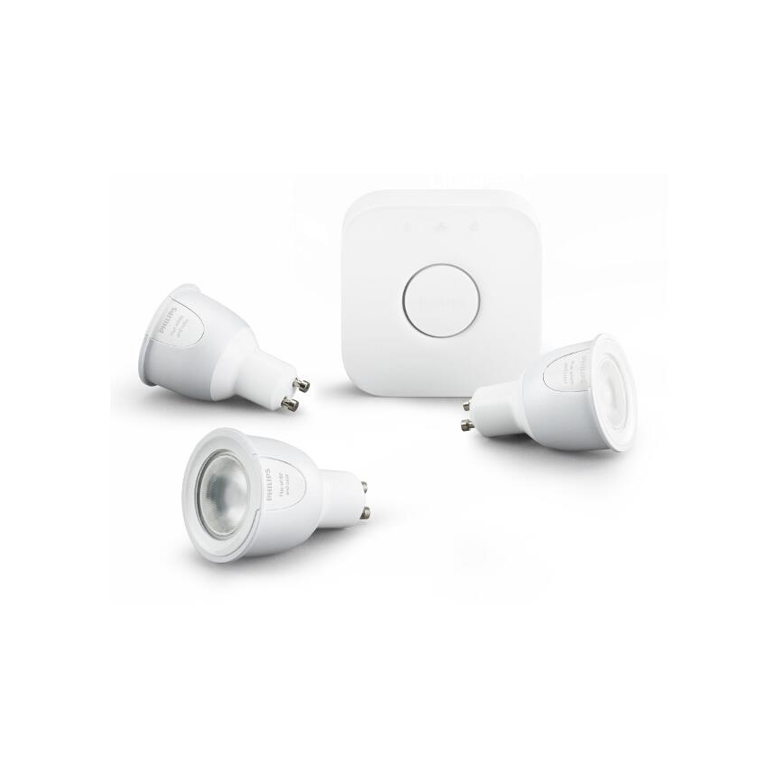 Philips 8718696508626 - Podstawowy SADA HUE, 3xGU10/6,5W + urządzenie do łączenia