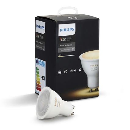 LED ściemnialna żarówka RGB Philips Hue WHITE AMBIANCE 1xGU10/5,5W/230V 