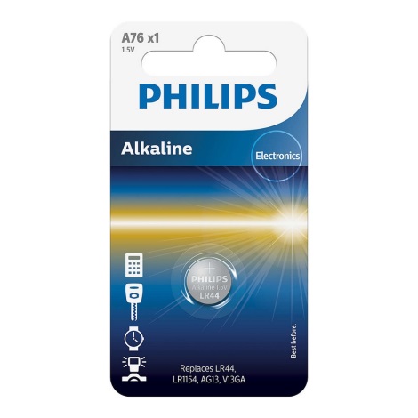 Philips A76/01B - Bateria alkaliczna guzikowa MINICELLS 1,5V