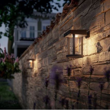 Philips - LED solarny kinkiet ścienny z czujnikiem ruchu i zmierzchu CAMILL LED/1,4W/3,7V 2000 mAh IP44