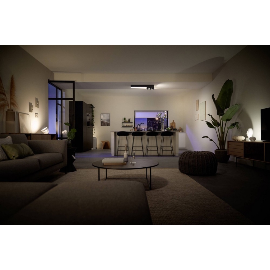 Philips - LED RGBW Regulowane punktowe oświetlenie LED/25W/230V + 3xGU10/5,7W