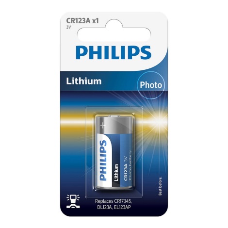 Philips CR123A/01B - Bateria litowa CR123A MINICELLS 3V