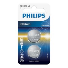 Philips CR2032P2/01B - 2 szt. Bateria litowa guzikowa CR2032 MINICELLS 3V
