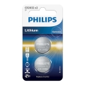 Philips CR2032P2/01B - 2 szt. Bateria litowa pastylkowa CR2032 MINICELLS 3V 240mAh