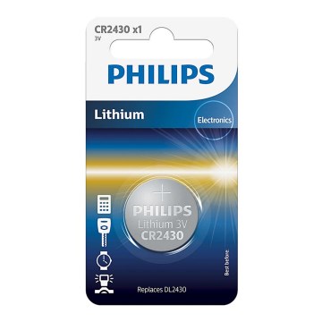 Philips CR2430/00B - Bateria litowa pastylkowa CR2430 MINICELLS 3V 300mAh