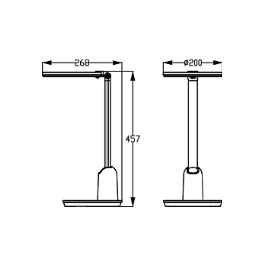 Philips - LED Regulowana dotykowa lampa stołowa EINSTEIN SCENE SWITCH LED/15W/230V 2800/4000/5100K CRI94