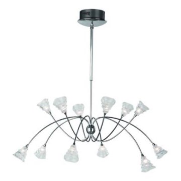 Philips Eseo 40647/11/13 - Lampa wisząca Żyrandol SIERRA 12xG4/20W