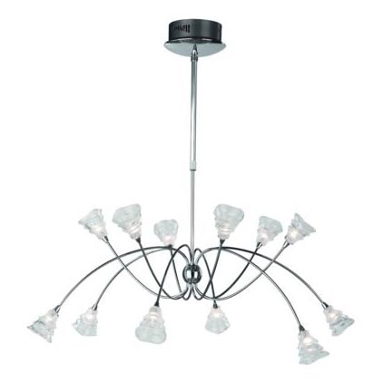 Philips Eseo 40647/11/13 - Lampa wisząca Żyrandol SIERRA 12xG4/20W