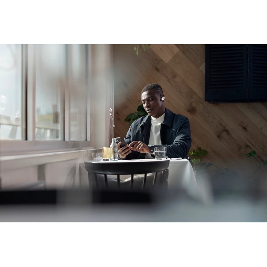 Philips Fidelio T1WT/00 - Słuchawki bezprzewodowe IPX4 2x 60 mAh + 650 mAh srebrny